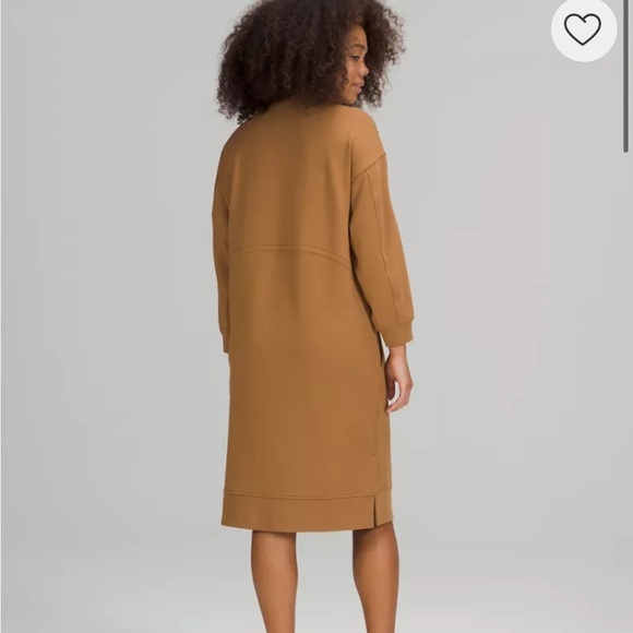 Lululemon Modal Fleece Funnel-Neck Dress 8 - Picture 2 of 5